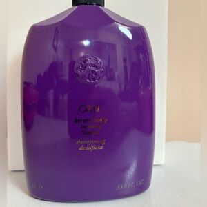 Oribe Serene Scalp Densifying Shampoo 33.8 oz W/pump. Purple